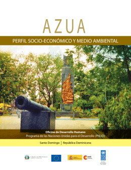Perfil Socio-Económico y Medio Ambiental AZUA
