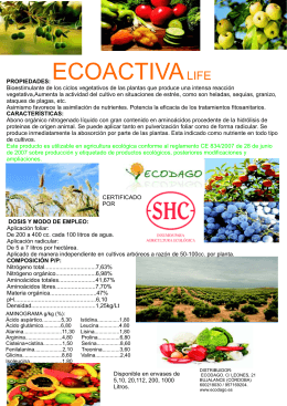 folleto ecoactiva life 2015