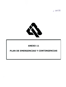 ANEXO 11 PLAN DE EMERGENCIAS Y CONTINGENCIAS