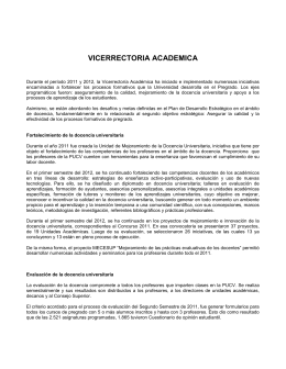 Cuenta de la Vicerectoría - Archivo Histórico