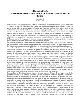 El Leviatán Criollo - Acta Científica Congreso Alas Chile