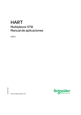 HART - Multiplexor STB - Manual de