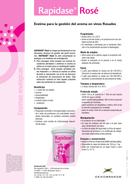 Rapidase® Rosé NUEVO - Folleto del producto
