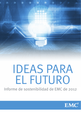 Informe de sostenibilidad de EMC de 2012