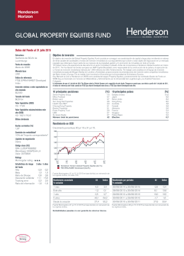 GLOBAL PROPERTY EQUITIES FUND