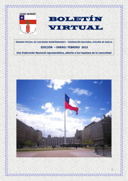 Boletín Virtual Edición Enero-Febrero 2015