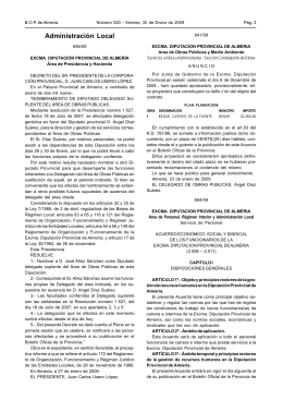 Acuerdo Económico Social Funcionarios Diputación Provincial de