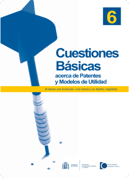 Cuestiones Básicas - Oficina Española de Patentes y Marcas