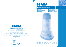 Notice Bib`secondes 105x150 mm