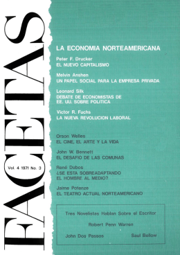 Facetas Núm. 3. Vol. 4, 1971 - Biblioteca Virtual Miguel de Cervantes
