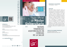 MO_Nuevas Tendencias Asistenciales en Ciencias de la Salud_2013