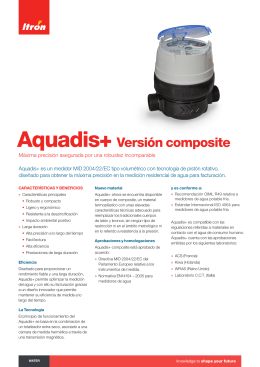 Aquadis+ Versión composite