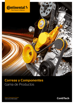 Correas y Componentes - Gama de Productos (PDF | ES | 5.7MB)