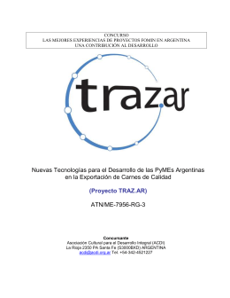 Proyecto TRAZ.AR