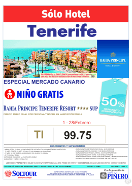 zj399cx BP Tenerife Resort 60% 1-28FEB