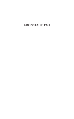 Kronstadt 1921 - Sindicato del Metal de Madrid