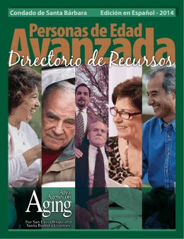 SERVICIoS DE SAluD - Central Coast Commission for Senior Citizens
