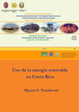 Uso de la energía renovable en Costa Rica