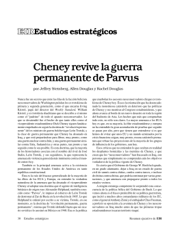 30 Cheney revive la guerra permanente de Parvus por Jeffrey