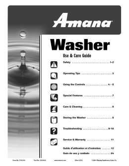 2201045 Amana Clothes Washer