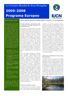 WCPA European Programme ES.pub - EUROPARC