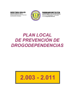 plan local de prevención de drogodependencias