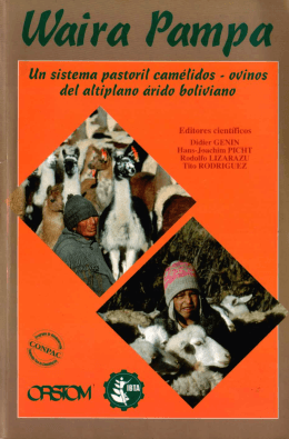 un sistema pastoril camelidos-ovinos del altiplano arido
