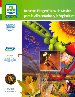Recursos Fitogenéticos de México para la Alimentación y