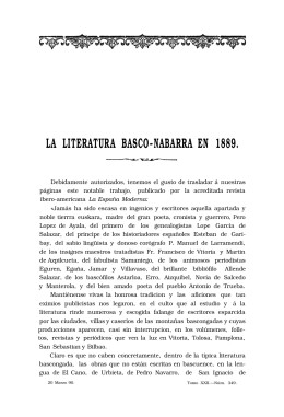 LA LITERATURA BASCO-NABARRA EN 1889.