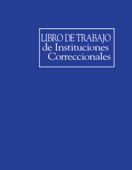 LIBRO DE TRABAJO de Instituciones Correccionales