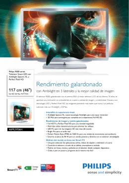 Leaflet 46PFL9706H_12 Released Spain (Spanish) High