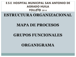 Diapositiva 1 - ESE Hospital San Antonio Agrado