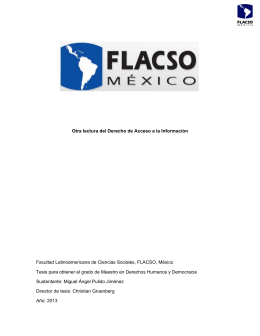 View/Open - Flacso México