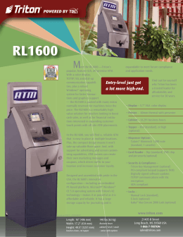 RL1600 - DKZ ATM Consulting & Service