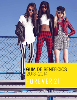 GUIA DE BENEFICIOS - My Forever21 Benefits