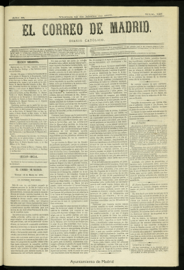 El Correo de Madrid : diario católico del 12 de marzo de 1875, nº 123