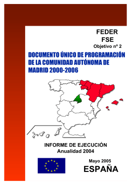 Ejercicio 2004  - Dirección General de Fondos Comunitarios
