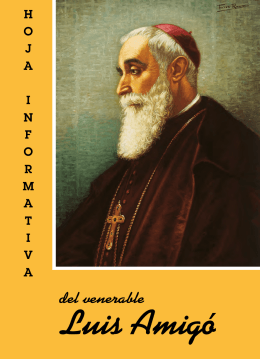 La Hoja Informativa del Venerable P. Luis Amigó