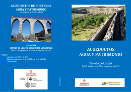 acueductos de portugal agua y patrimonio