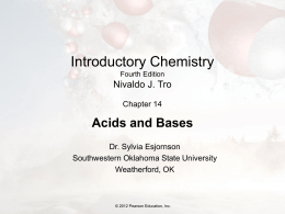 Chapter 14 Acids And Bases