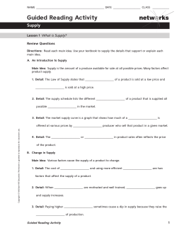 Guided Reading Activity cont.