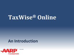 TaxWise® Online