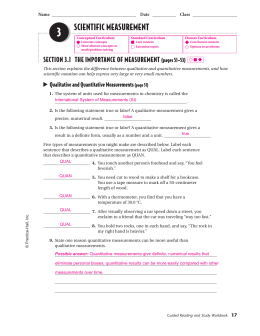 Ch. 3 Guided Study Worksheets (TE) - Course