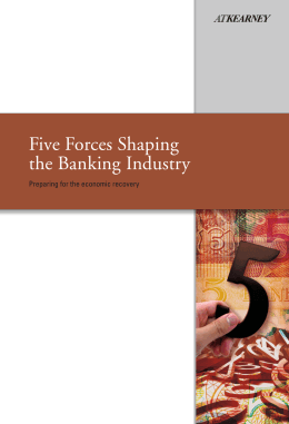 Five Forces Shaping the Banking Industry