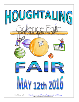 SCIENCE FAIR Manual 2016 - Houghtaling Elementary School
