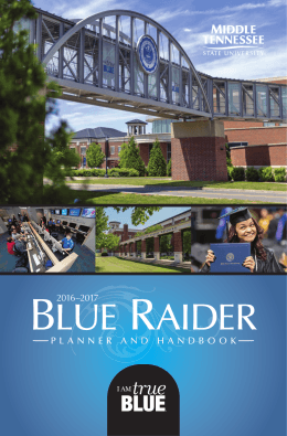 BLUE RAIDER - Middle Tennessee State University