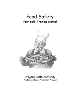 Food Safety: Your Self-Training Manual