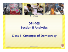 5 DPI403 Concepts of democracy 2
