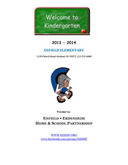 2013 - 2014 enfield elementary