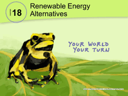 Chapter 18 Renewable Energy